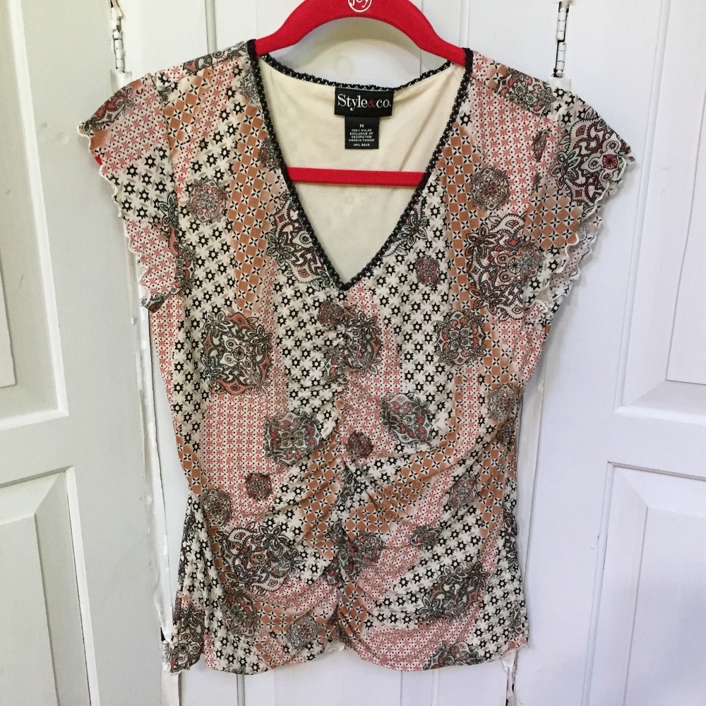 Style & Co. Ruched Top